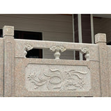 Granite railing