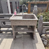 Granite laundry tray